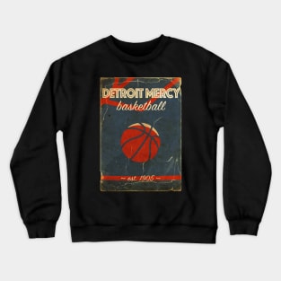 COVER SPORT - DETROIT MERCY BASKETBALL EST 1905 Crewneck Sweatshirt